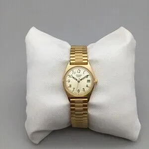 Pulsar | Accessories | Vtg Pulsar Watch Women Gold Tone 23mm 